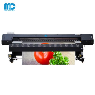 China Garment Shops Large Format Eco 10ft 3.2m Printer Tarpaulin Plotter 3d Wall Sticker Photo Sticker Solvent Printing Machine for sale