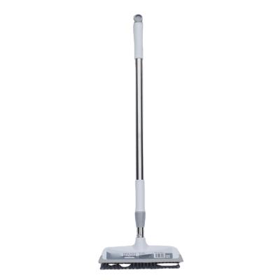 China Home High Quality Competitive Price Floor Brush For Carpet Pet Hair Remover With Squeegee Telescopic Handle Pole For Cleaning for sale