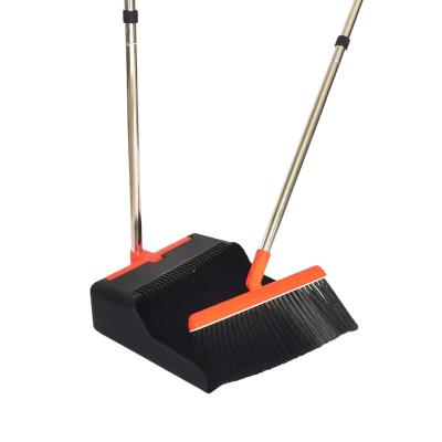 China Home Hot Sale Cheap Factory Price professional cleaning product dust pan and broom long handle windproof broom for home use for sale