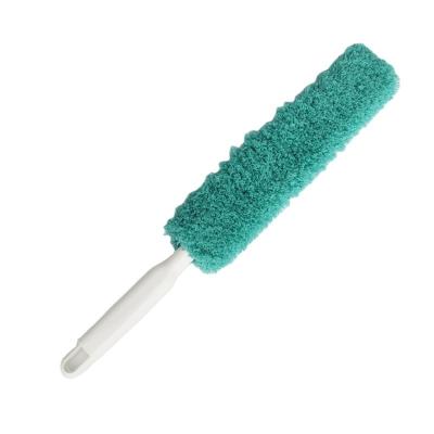 China Sustainable Hot sale Fluffy  PP Handle Reusable Microfiber Duster Eco-friendly  Microfiber Duster for sale