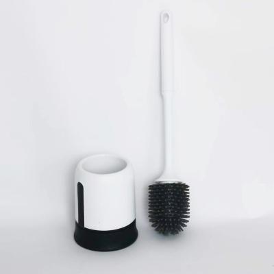 China Sustainable Professional factory Hot sale & high quality PP +TPR Easy Cleaning Handle Plastic Toilet Brush for sale