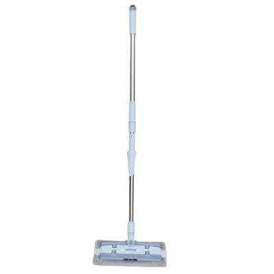 China Sustainable High Quality Wholesale Soft Easy Clean Microfiber Flat Mop Wet And Dry Floor Cleaning Easy Flat Mop for sale