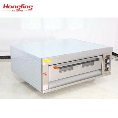 China Snack Plant 1 Platform 6 Tray Gas Oven /Single Layer 6 Tray Big Oven For Bakery for sale