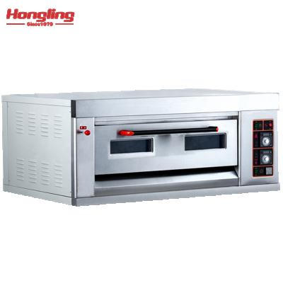 China Snack Plant Large Chamber Single Platform 4 Tray Gas Baking Oven For Commercial Use for sale