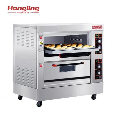 China Hotels 4 Tray Gas Bakery Ovens Machine 2 Industrial Baking Platform For Sale for sale