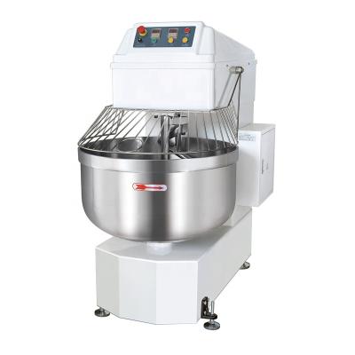 China 50 Kg Commercial Spiral Dough Mixer Factory 2 Bagger Flour For Bakery for sale