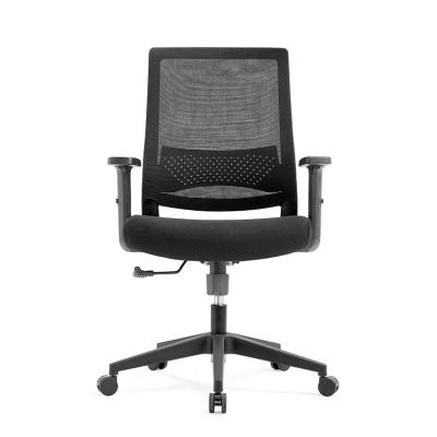 China Hot Selling Mesh Furniture Comfortable Swivel Mid Back (Height) Office Chair Adjustable For Working Space for sale