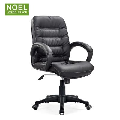 China Dismountable Nylon Executive Office Chair Foot (Height) Office Furniture High Back Adjustable PU High Quality Indoor Modern Leather Executive Chair for sale