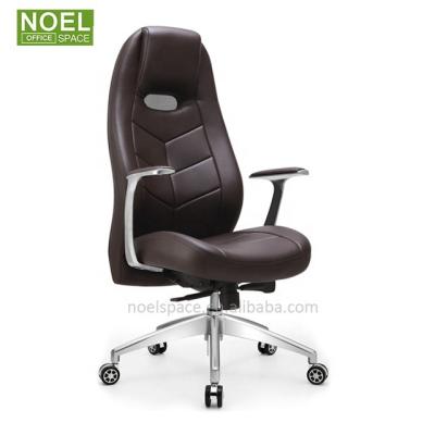 China Excellent Quality Comfortable Upholstered Boss PU Leather Revolving Chair for sale