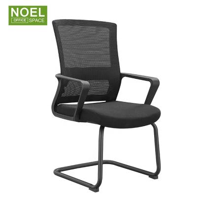 China Mid Mesh Chair Wholesale Mesh Office Visitors Back Chair With Fixed PP Armrest Conference Chair for sale