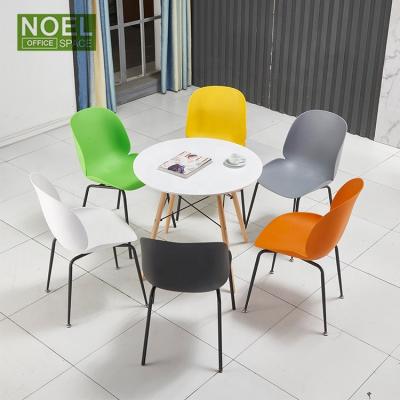 China Best Price Stackable Modern Comfortable Dining Room Furniture Cheap Price Dining Chair Stackable Plastic Chair for sale