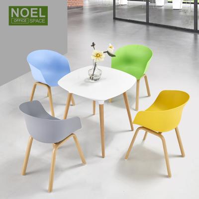 China Office STACKABLE modern restaurant cafe design Italian leisure plastic chair for sale for sale