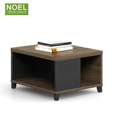 China E1 grade modern design rectangle coffee table office wooden square tea table for sale