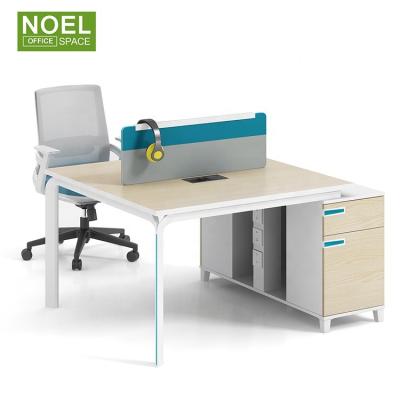 China Modern Furniture Panel Computer Desk Office Table Wooden Workstation for sale