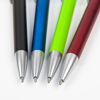 China Classic Promotional Ballpoint Pen Classic Cheap Plastic Ballpoint Pen Customized Promotional Logo Laser Engraved Low MOQ DIY Pen For Office Blank Printed &Meeting for sale