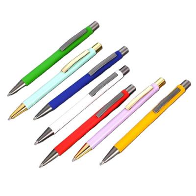 China office & Ball Pen Low Price Pen Cheap Promotional Plastic School Push For Tip Pen Advertising for sale