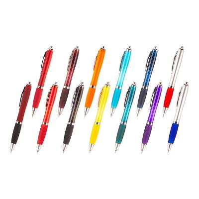 China Promotional Pen Hot Selling Promotional Logo Ballpoint Pen Press Customized Logo Ballpoint Pen Plastic Squash Pen for sale