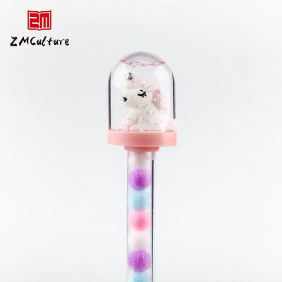 China Hot Sale Liquid Cute Pen Diy Student Colorful Crystal Quicksand Promotional Gift Fairy Magic Ballpoint Pen for sale