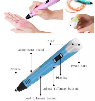 China 3D Printing Graffiti Pen High Temperature Easy Paint Pen Smart DIY Puzzle Gift Toys Stationery for sale