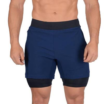 China High Quality Custom Made Polyester Mens Sports Fitness Shorts Anti-Wrinkle Quick Drying Running Men Workout Males for sale