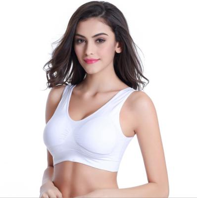 China Wholesale One Piece Women Daily Breathable Compression Soft Wear Low Price Wireless High Support Plus Size Bra for sale