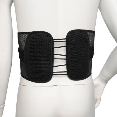 China Double Pull Adjustable Compression Ties Neoprene Pain Relief Comfortable Breathable Waist Support Brace Back Support Brace Belt for sale