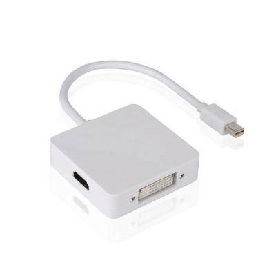 China COMPUTER Microsoft Surface Mac Book Laptop Hub 3 In 1 Mini Dp Displayport To Hdmi dvi VGA Display Port Cable HDTV Adapter Converter for sale