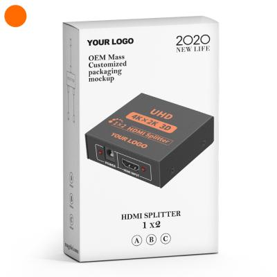 China New Arrival OEM 4K X 2K HDMI Splitter 1 In 2 Out Support Ultra HD 3D For Projects, Monitors, HDTV MGLHDMI092001 for sale