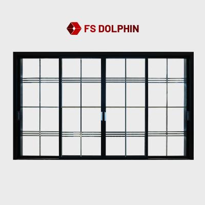 China Heat Insulation Sliding Door Aluminum Frameless Interior Silent Triple Sliding Door Glass Sliding Door for sale