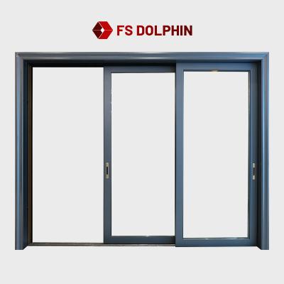 China Waterproof White Aluminum Automatic Interior Sliding Pocket Door System Glass Folding Sliding Door for sale