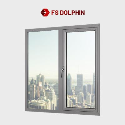 China Aluminum Tempered Insulated Glass Side Hung Window Screen 6063-T5 T6 Alloy Frame Folding Screen Stainless Steel Stainless Steel for sale