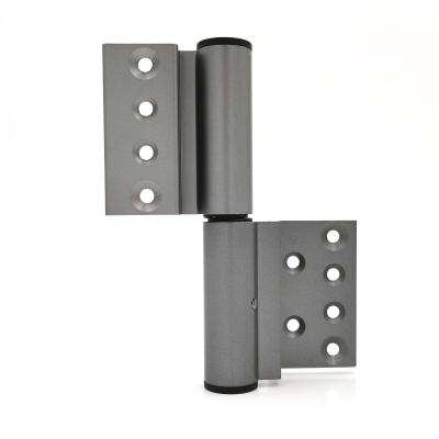 China Contemporary Durable Aluminum Glass Door Hinge Side Hung Door Flush Door Hinges Fixed Hinge For Casement Door for sale