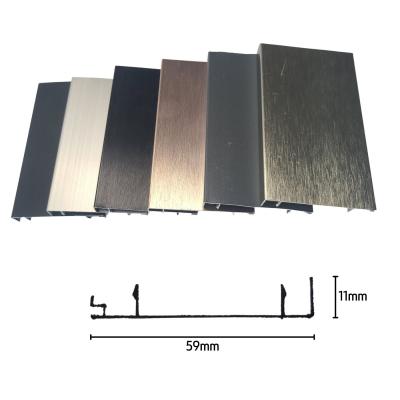 China door & China Hot Sale Decorative Window Profiles Home Decoration Kicking Line Aluminum Angle Different Color for sale