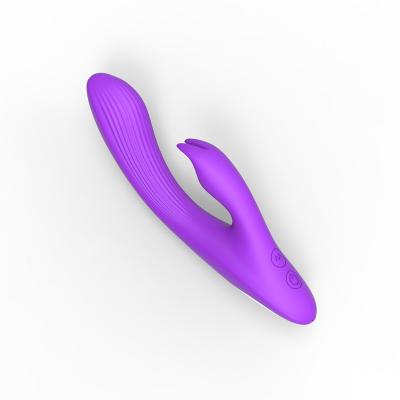 China Silicone+ABS Hot Selling 7 Mode Dual Head Frequency Vibrate Bendable G-spot Stimulator For Female for sale