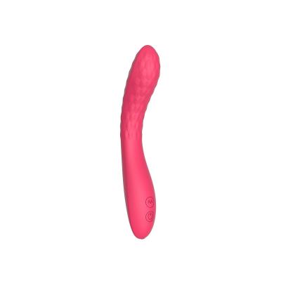 China Silicone+ABS Portable silent USB charging 7 frequency vibration bendable G-spot stimulator for women for sale