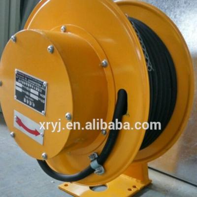 China Industrial equipment spring cable reel installed on electric flat car, crane, using commutator copper slip ring carbon brush for sale