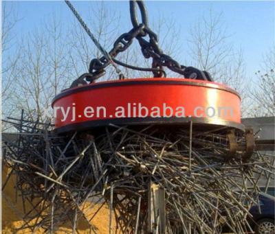 China Lifting steel scrap scrap iron magnet scrap electromagnet lifting steel lifter, installed on crane or excavator AND FORKLIFT for sale