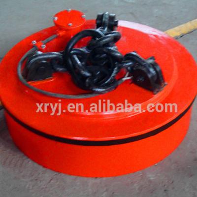 China Lifting steel scraps CHEAP NORMAL temperature electromagnet for crane, electromagnet for excavator, electromagnet for forklift for sale