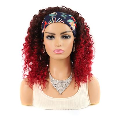 China Deep Wave Headband Wig For Color Women Hair Deep Wave Wigs With Headband for sale