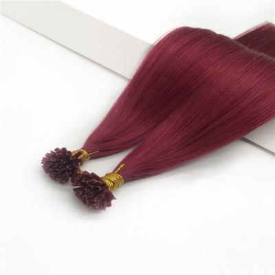 China Beautiful and Comfortable for Wear Hair Nano Seamless Hair Extension 100% Pro-bonded U-Tip Hair Extension for sale