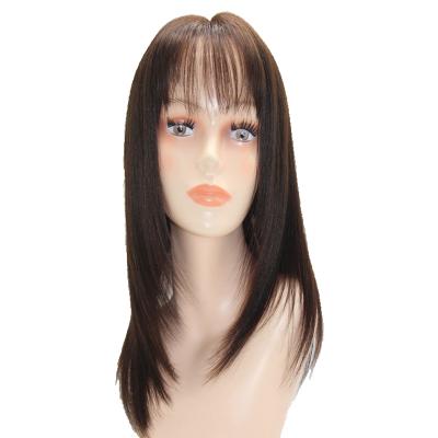 China Long Straight Wig Female Hair With Air Bangs Long Straight Hair Female Wig for sale