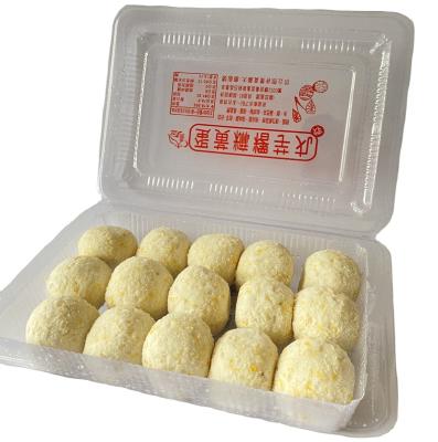 China Factory direct sales FROZEN dim sum food taro paste with duck yolk stuffed sesame balls for sale