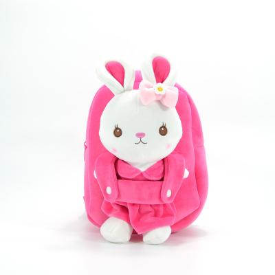 China Wholesale Cheap Cute Stuffed Animal Cartoon School Bag Plush Backpack For Kids Children for sale