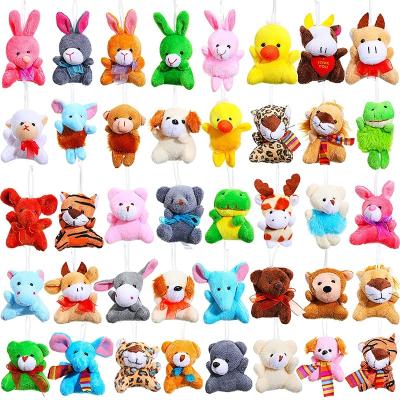 China Fun Playing Cheap Price Mini Plush Toys Stuffed Animals Set Plush Toys For Claw Machine for sale