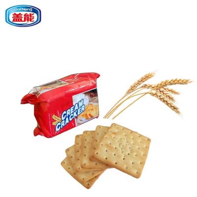 China Gaineng Natural Butter Crispy Square Cookies 100g for sale