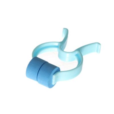 China Disposable High Quality Medical Blue/White Nose Pusher Clip Nose Clip for sale