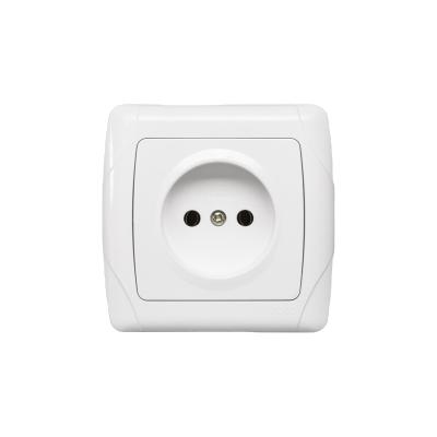 China Round Socket 16a 250v Electrical Wall Switch Socket European Standard High Quality Residential/Multipurpose 1 Way for sale