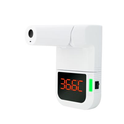 China Latest Release Automatic Sensor Body Temperature Measuring Devices Wall Mount Sensor Monitor Thermometer K9 PLUS for sale