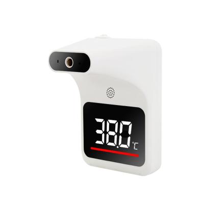 China Mini Cute Custom Language Wall Mount Infrared Temperature Detector Fever Alarm Forehead Thermometer for sale