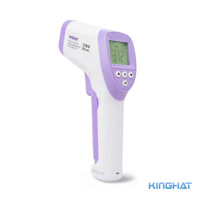 China 32 Groups Memory Function Low Price Wholesale Digital Laser Thermometer Household Body Temperature Infrared Forehead IR Gun Type Thermometers for sale